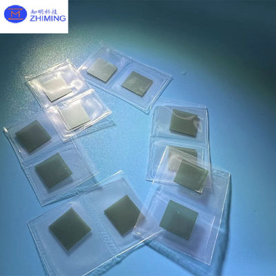 SIC স্কয়ার সাবস্ট্র্যাট 5×5 10×10 350um অফ অক্ষঃ 2.0°-4.0° উত্পাদন গ্রেডের দিকে