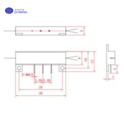 লিথিয়াম নিওবেট (LiNbO3) Y-Waveguide Modulator / Low Vπ 3.5V / High PER 25dB / FOG, FOCT, কোয়ান্টাম যোগাযোগের সাথে সামঞ্জস্যপূর্ণ