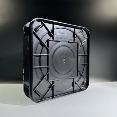 ভালো দাম 4 ইঞ্চি 6 ইঞ্চি 8 ইঞ্চি পলিপ্রোপিলিন মাল্টি ওয়েফার বক্স সিলিকন ক্যারিয়ার কন্টেইনার বক্স গাঢ় রঙ অনলাইন