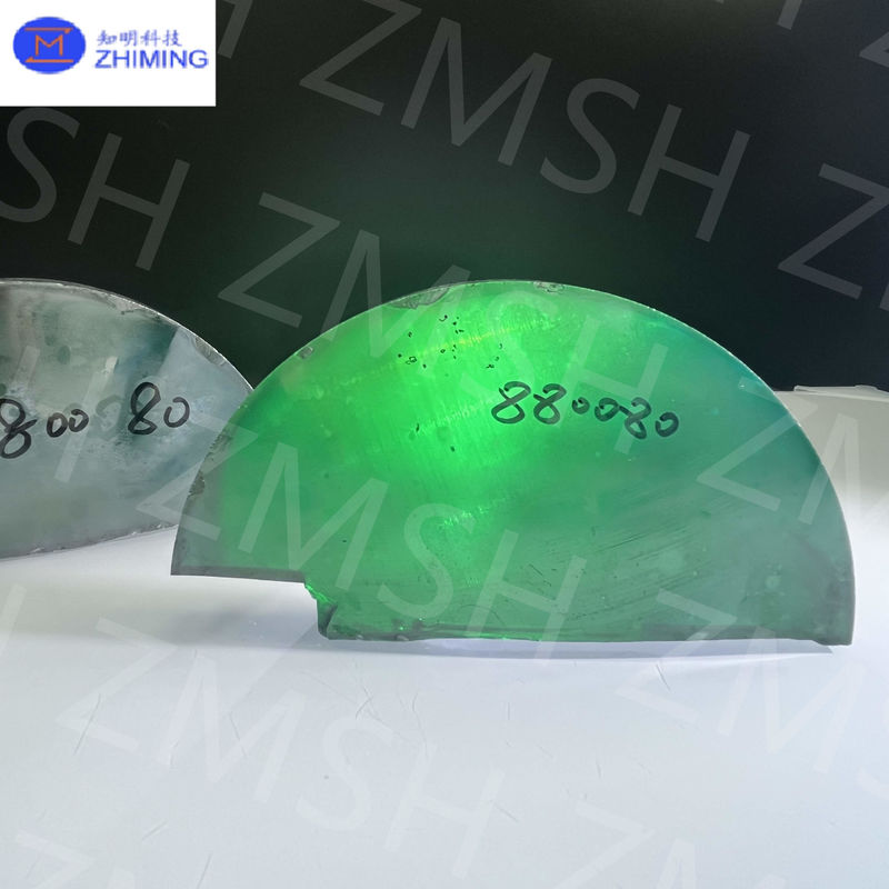 জেমারাল্ড সবুজ Moissanite SiC একক স্ফটিক মোহস কঠোরতা 9.25 জহরতের জন্য Moissanite কাঁচামাল