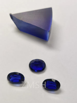 ব্লু সাফায়ার রো Gem Fe Ti ডোপড কাশ্মীর মহাসাগরীয় নীল রত্ন ক্রিস্টাল জুয়েলারী