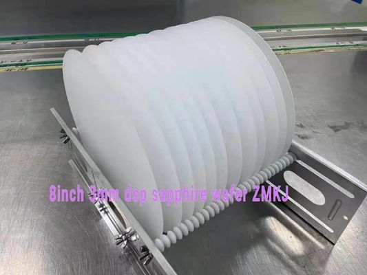ভালো দাম 8 ইঞ্চি ডিএসপি 3 মিমি পুরু নীলা ক্রিস্টাল উইন্ডো স্যাফায়ার ওয়েফার অনলাইন