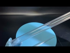 স্যাফায়ার গ্লাস টিউব সিলিন্ডার লেন্স টিউব / রড উচ্চ তাপমাত্রা