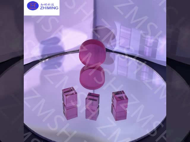 Pink sapphire gemstone raw material