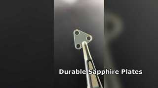 গর্ত সঙ্গে কাস্টম নীলকান্তমণি প্লেট